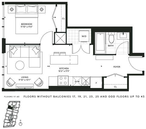 450 Front Street West Studio-3 Beds Apartment for Rent - Photo Gallery 44